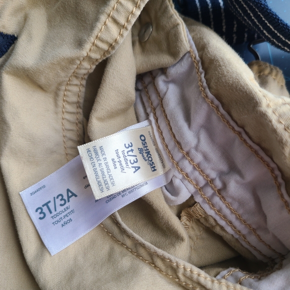 OshKosh B'gosh Tan Overalls 3T Dapper Earthy Cottagecore Granola Crunchy - Picture 5 of 6